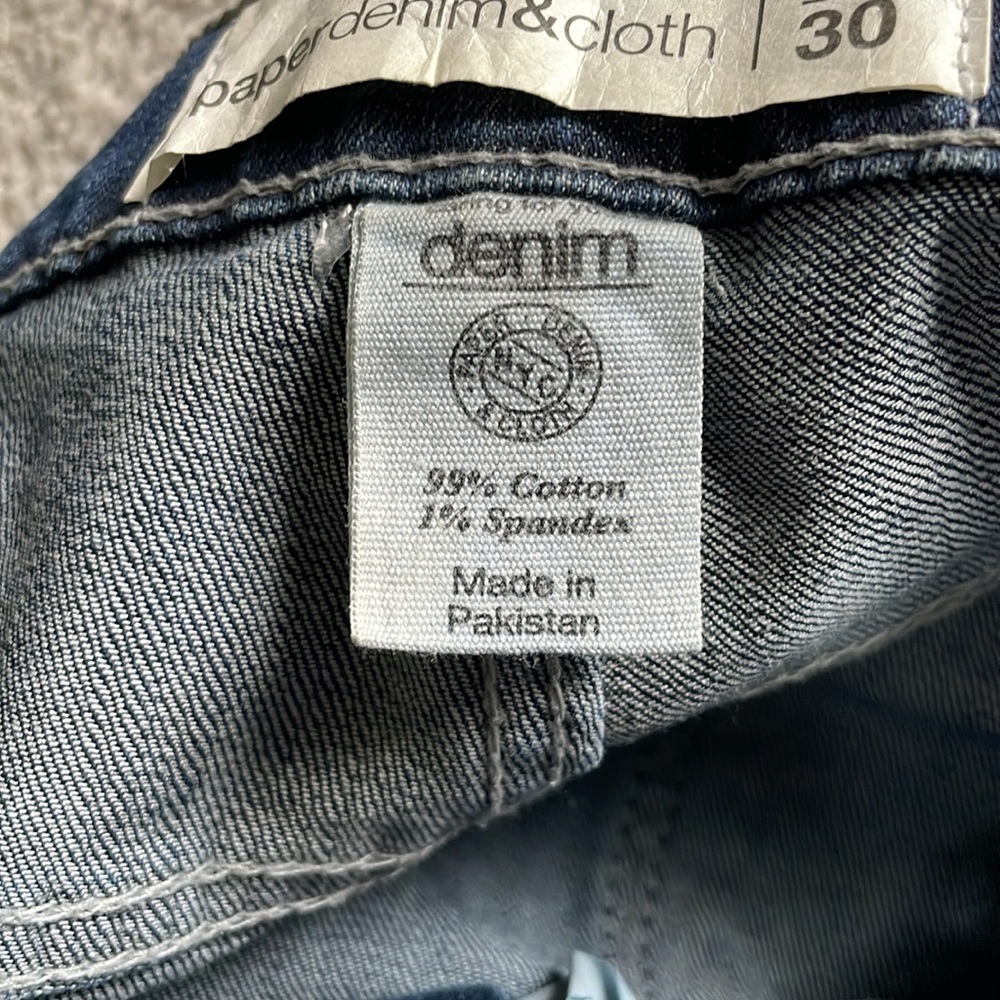 Men’s Paper Denim & Cloth straight leg jeans - Picture 8 of 8